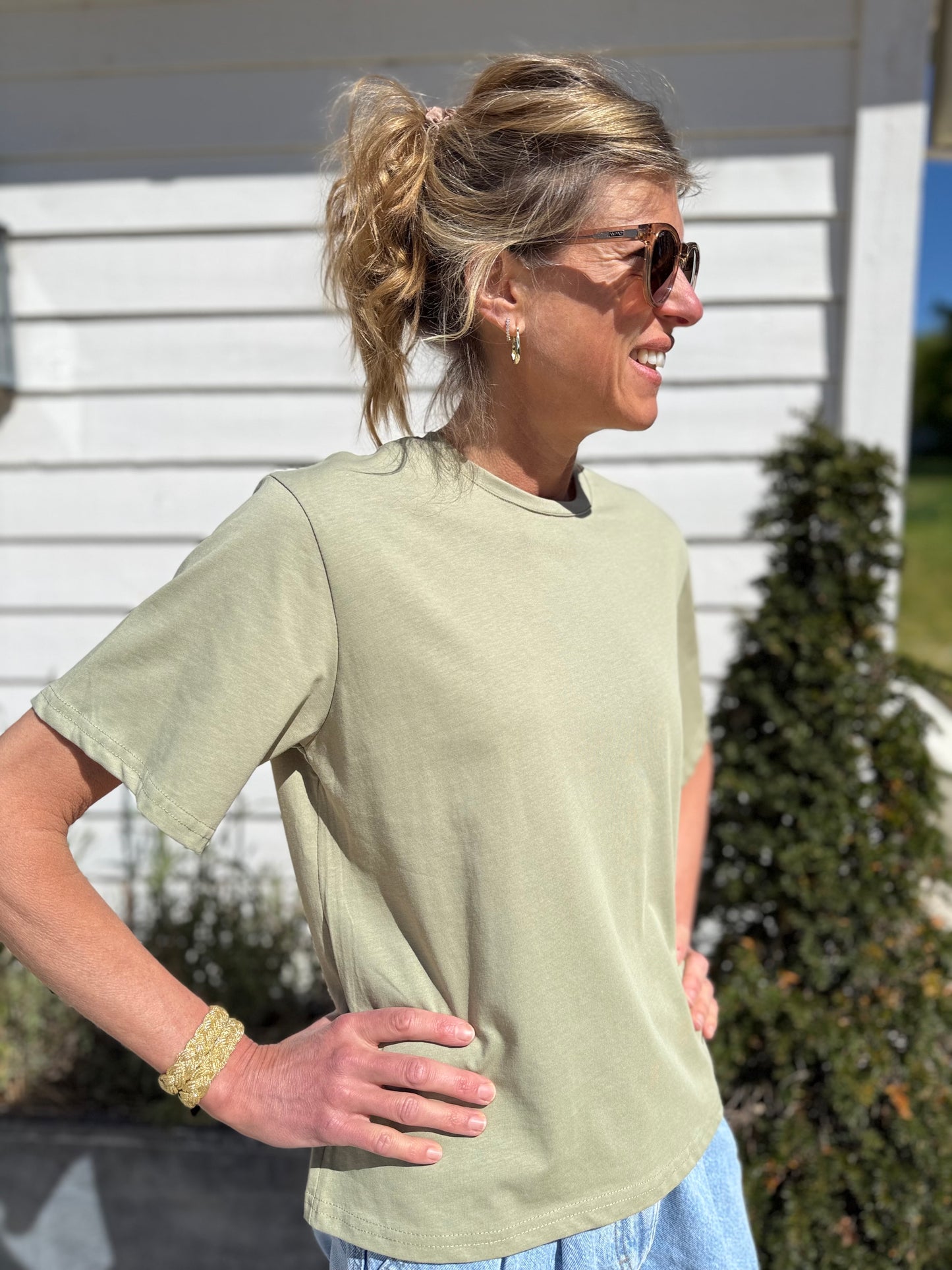 Ethel Khaki T-Shirt