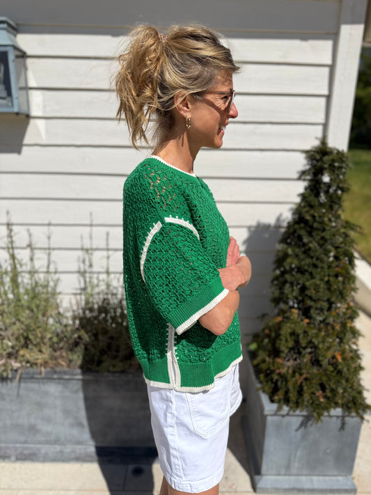 Orsett Green Crochet Top