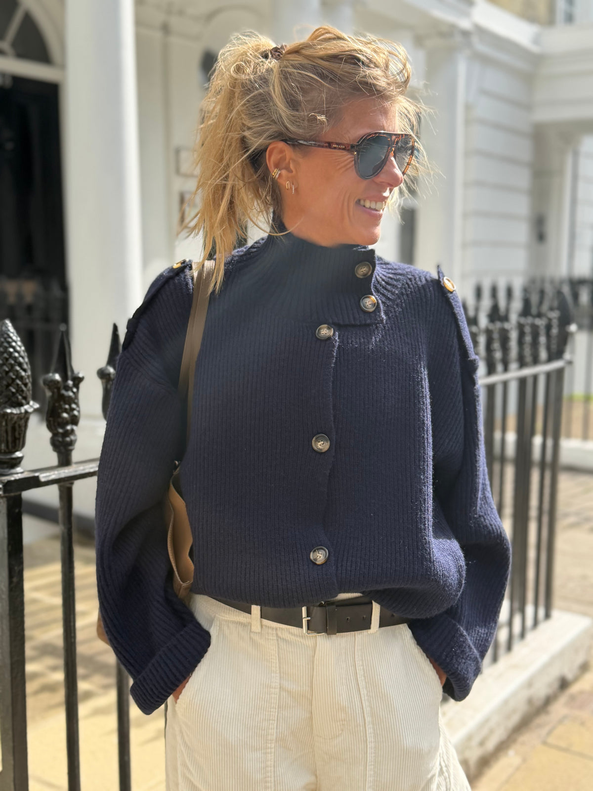 Knightsbridge Navy Cardigan