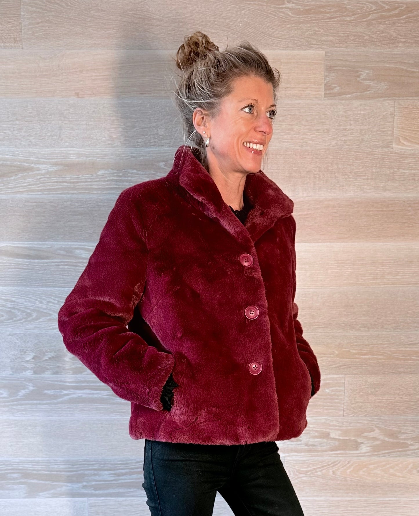 Barbican Burgundy Jacket