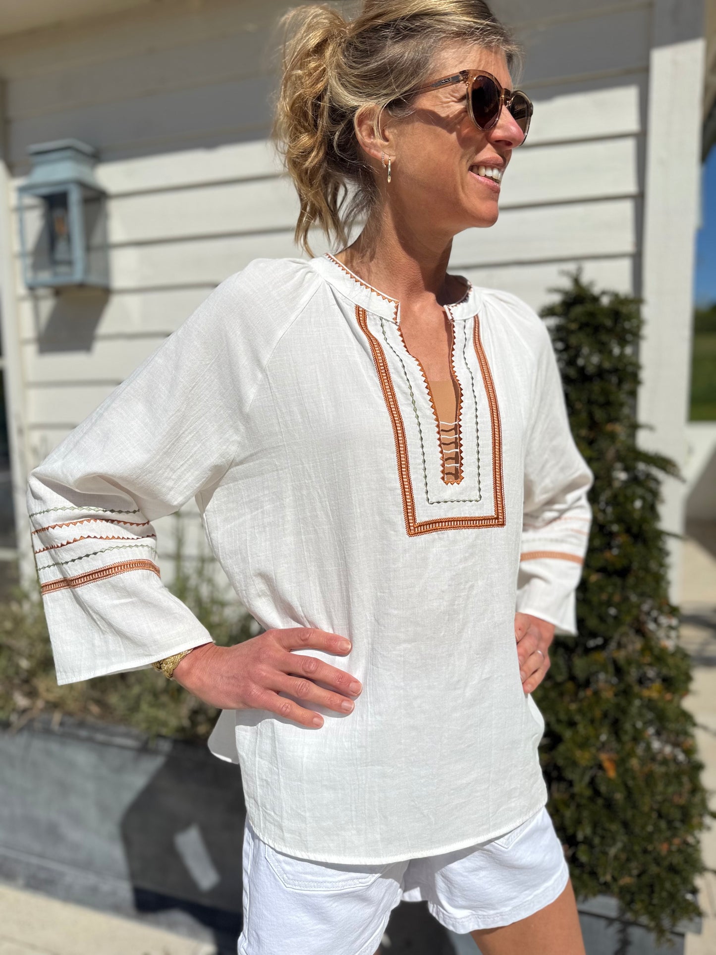 Gunnel Embroidered Blouse