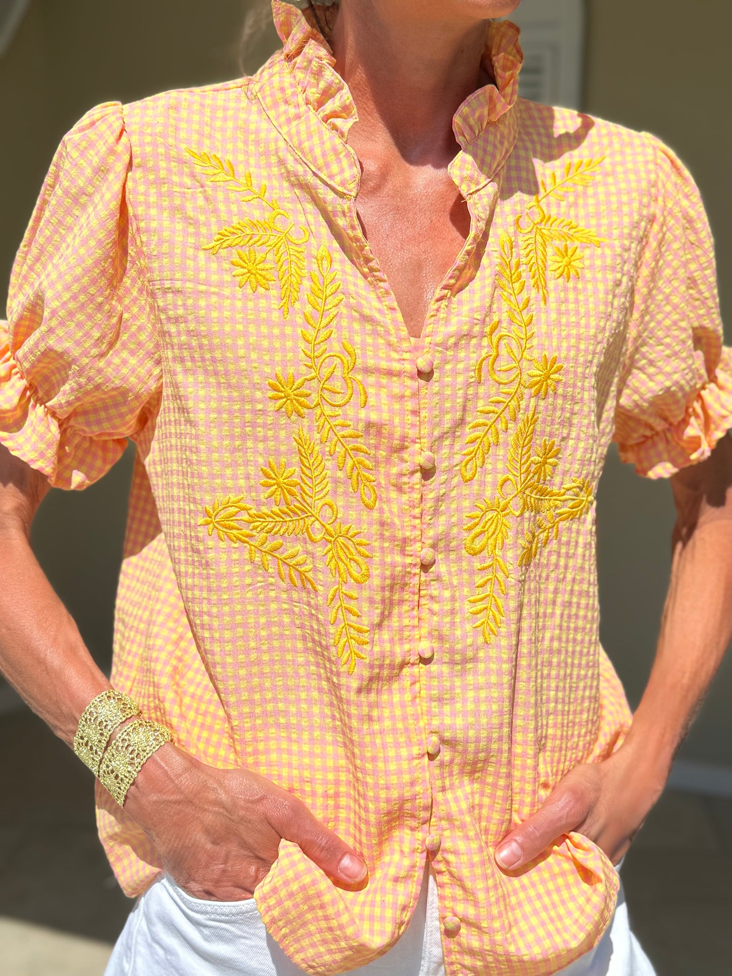 Coliston Yellow Blouse