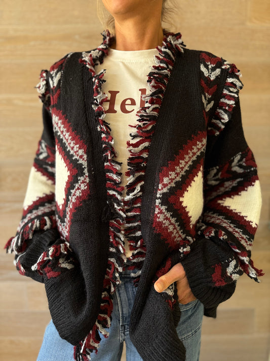 Islington Black Cardigan