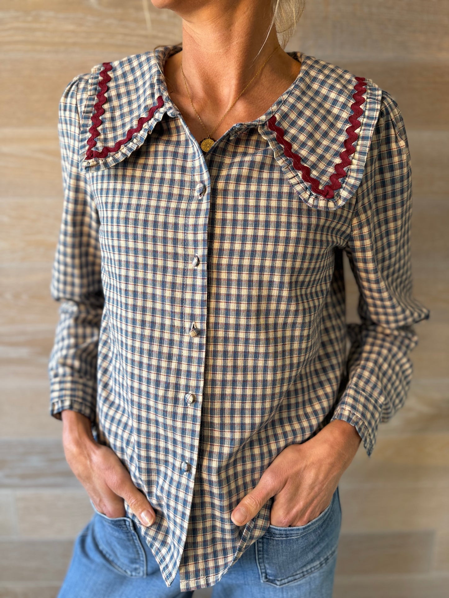 Bolt Blue Blouse