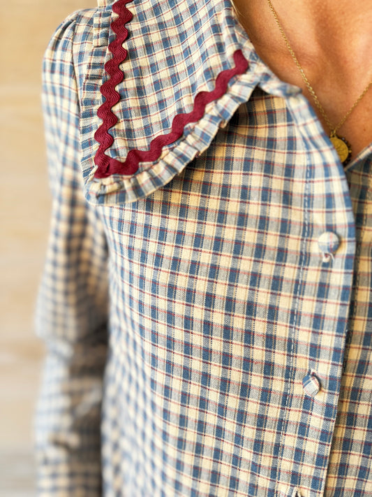 Bolt Blue Blouse