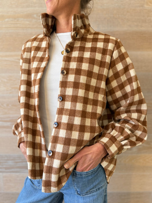 Peckham Rust Check Overshirt