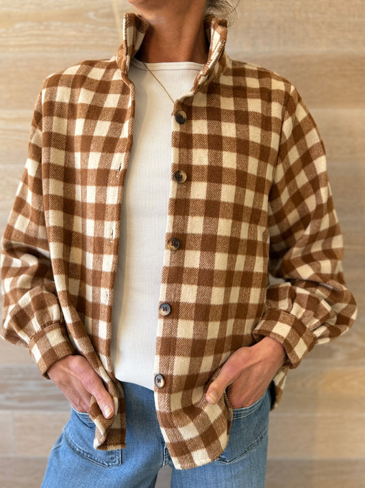 Peckham Rust Check Overshirt