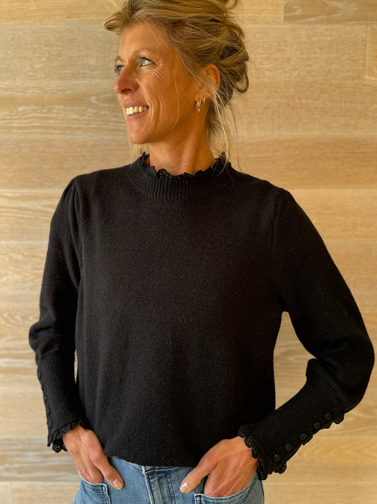 Crawford Black Jumper