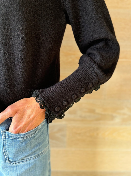 Crawford Black Jumper