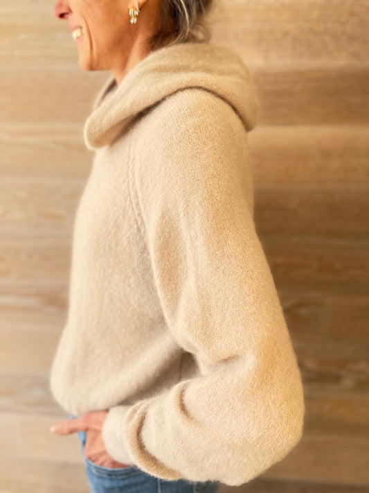 Fulham Oatmeal Hooded Jumper