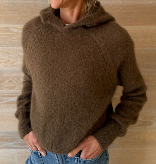 Fulham Chocolate Hooded Jumper