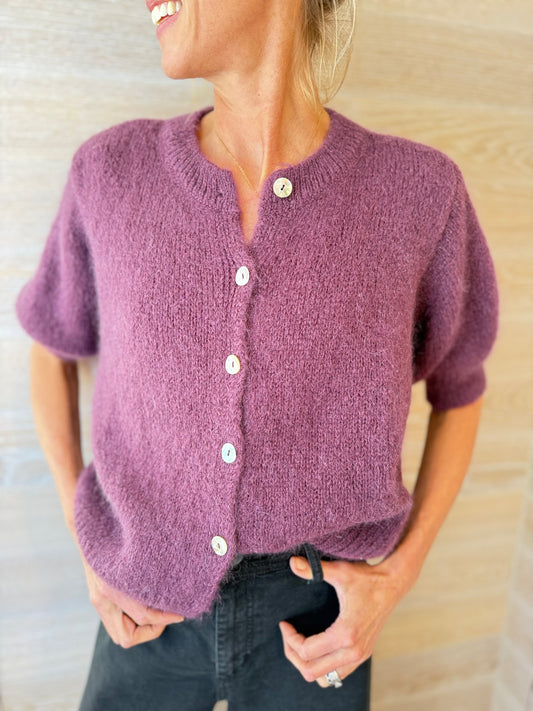 Crabtree Plum Cardigan