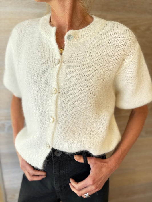 Crabtree Ecru Cardigan
