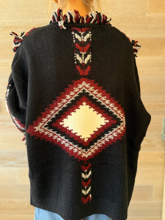 Islington Black Cardigan