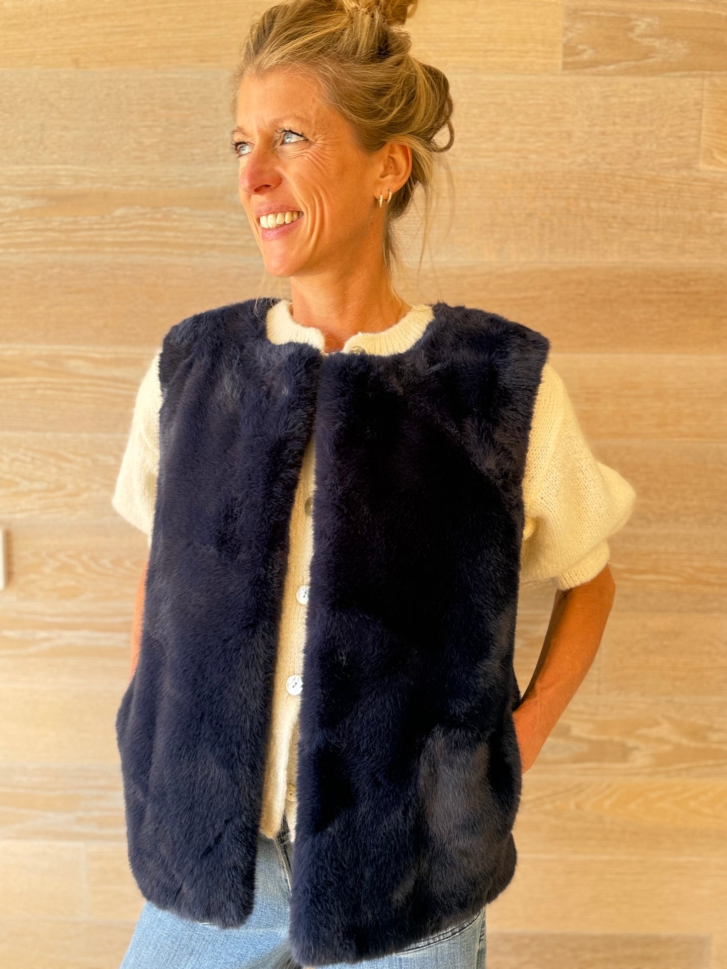 Fenchurch Blue Gilet