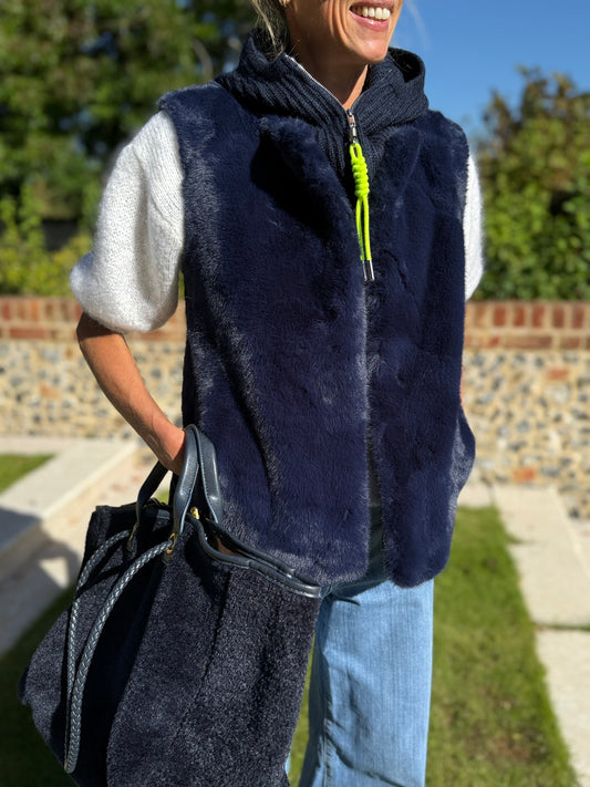 Fenchurch Blue Gilet
