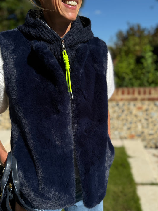 Fenchurch Blue Gilet
