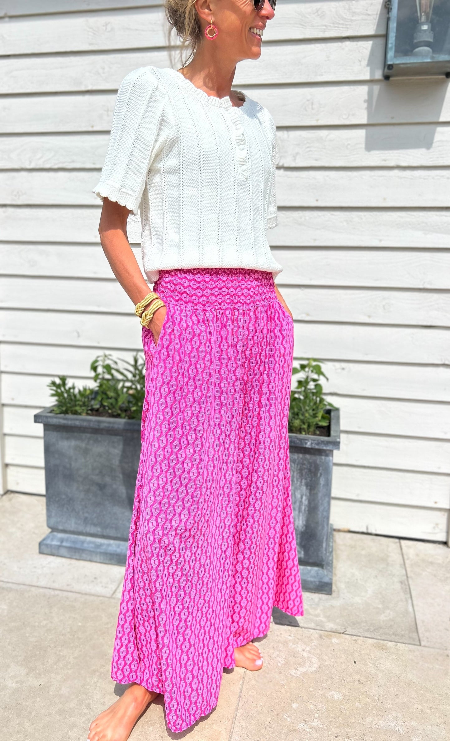 Clonmore Pink Culottes