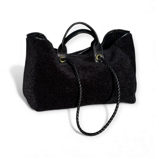 Reversible Black Teddy Bag