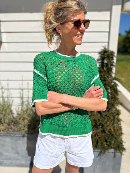 Orsett Green Crochet Top