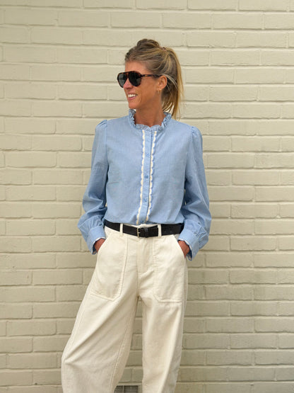 Hampden Blue Blouse