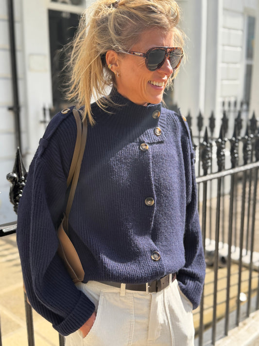 Knightsbridge Navy Cardigan