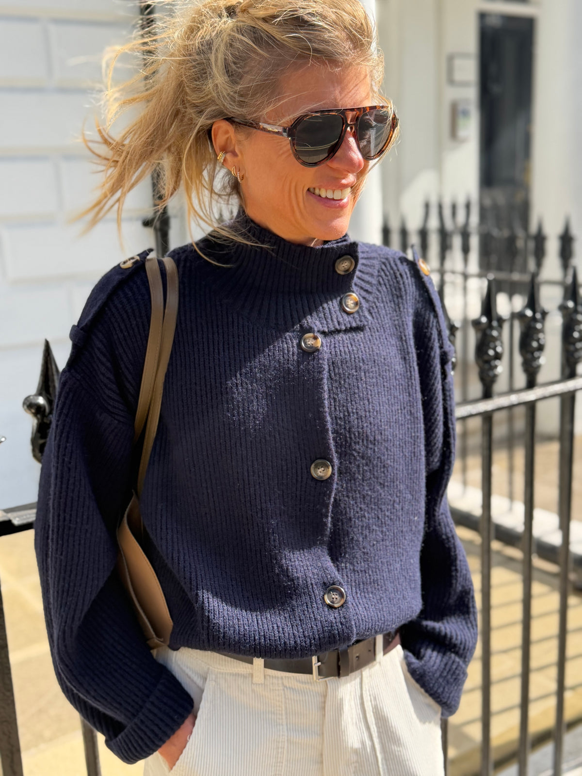 Knightsbridge Navy Cardigan