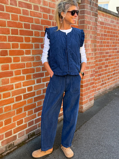 Grace Blue Gilet