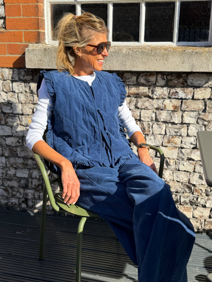 Grace Blue Gilet