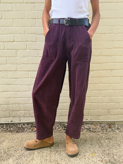 Truro Burgundy Trousers