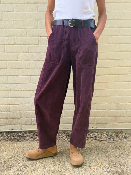 Truro Burgundy Trousers