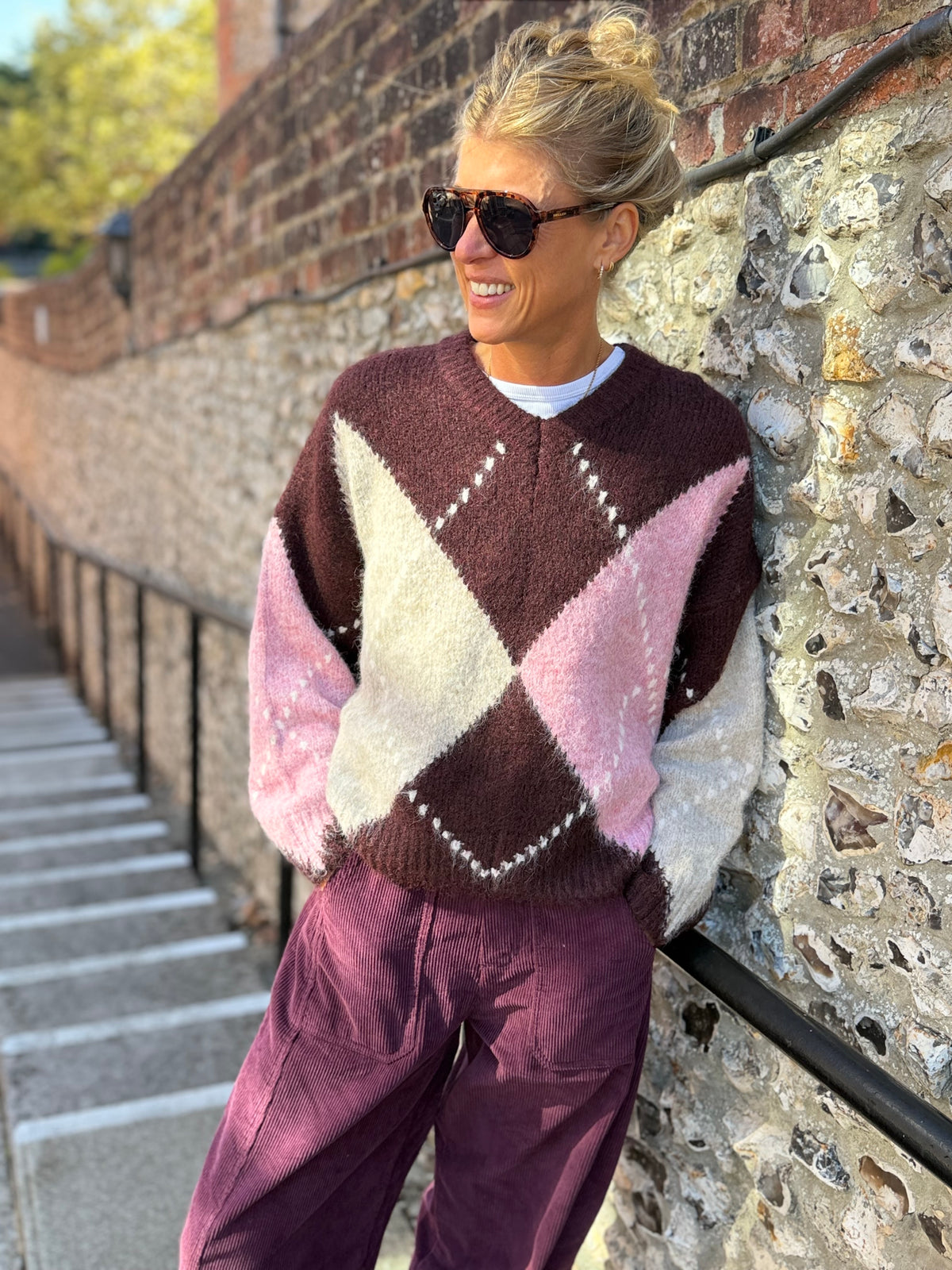 Harwood Burgundy Knit
