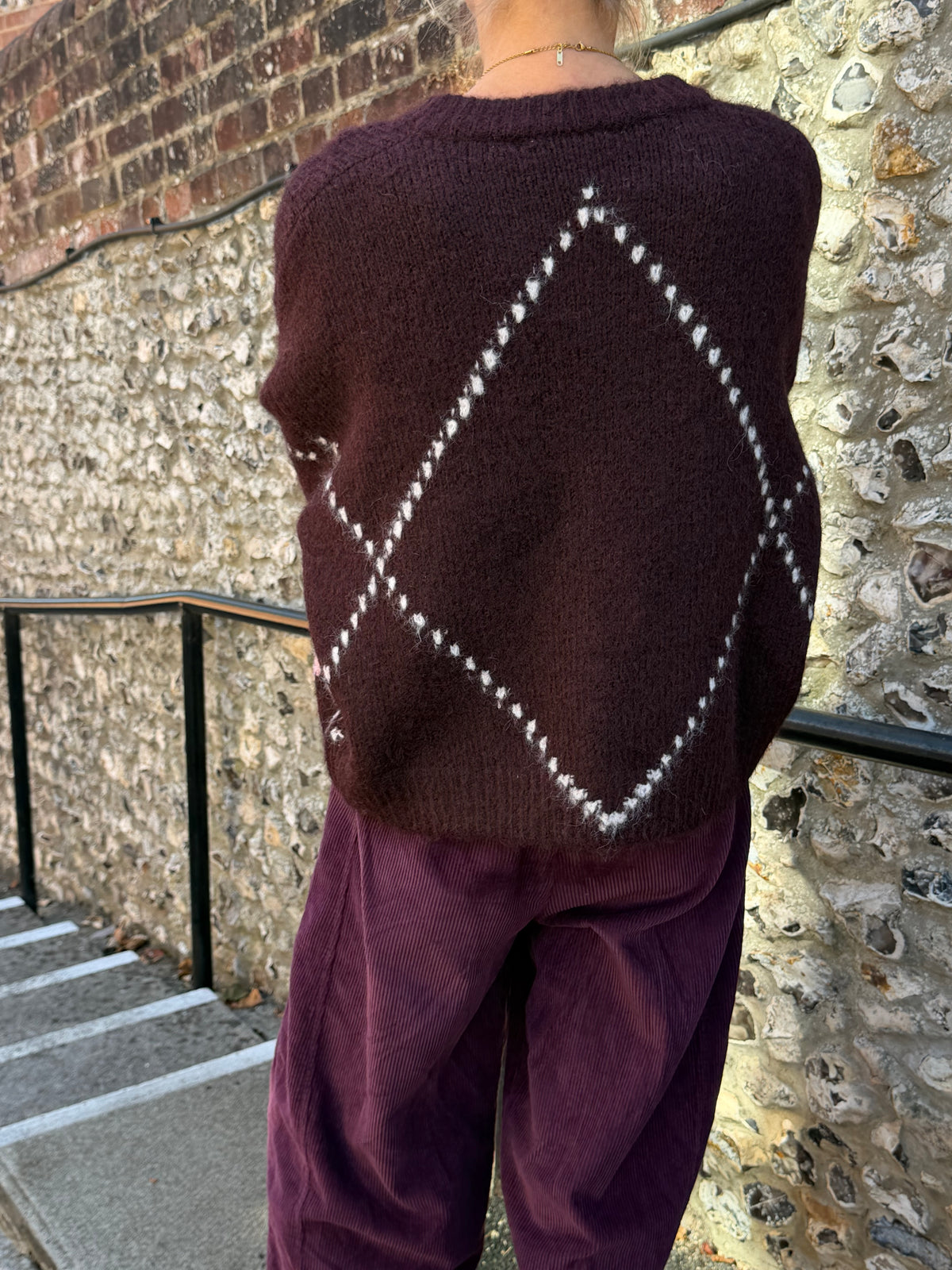 Harwood Burgundy Knit
