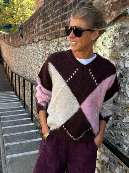 Harwood Burgundy Knit