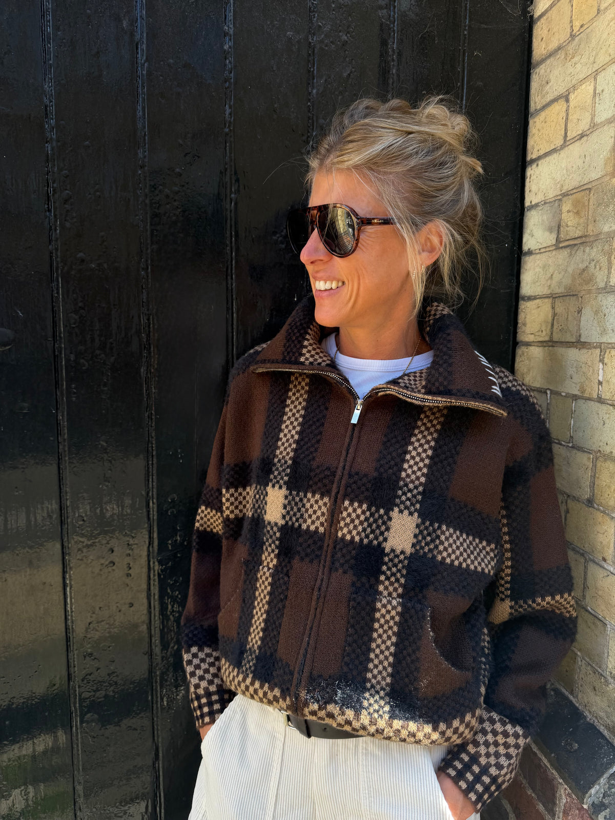 Buckley Chocolate Knitted Jacket