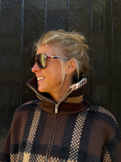 Buckley Chocolate Knitted Jacket