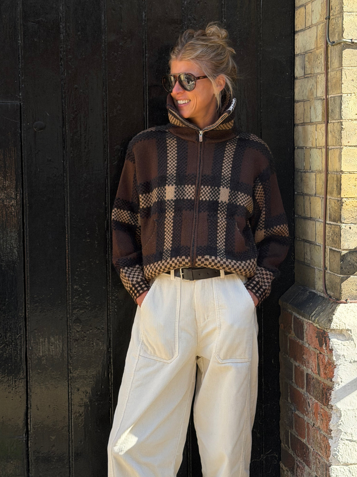 Buckley Chocolate Knitted Jacket