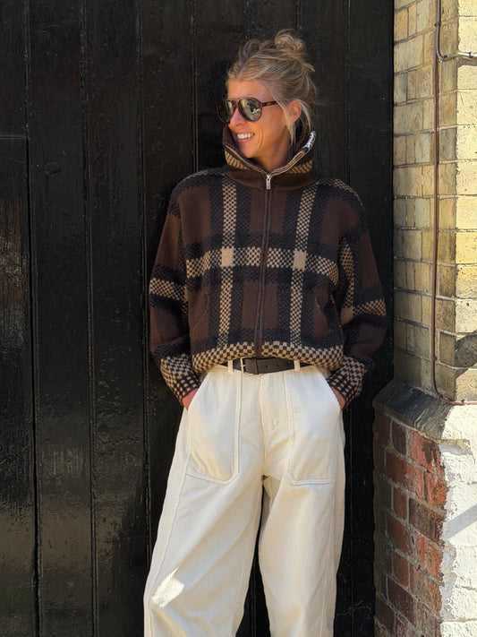 Buckley Chocolate Knitted Jacket
