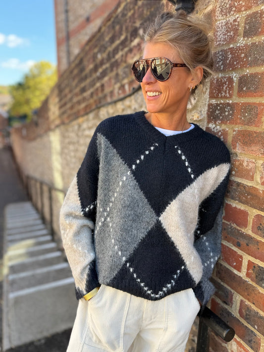 Harwood Navy Knit