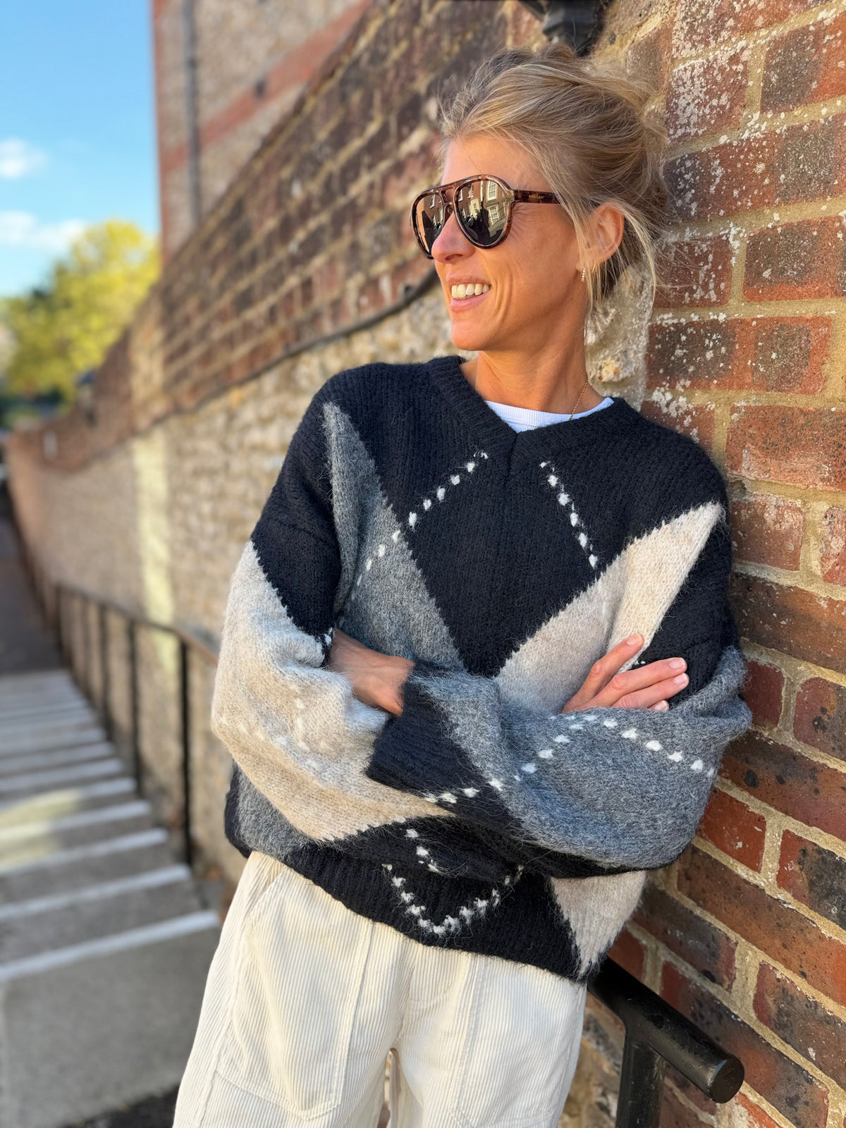 Harwood Navy Knit