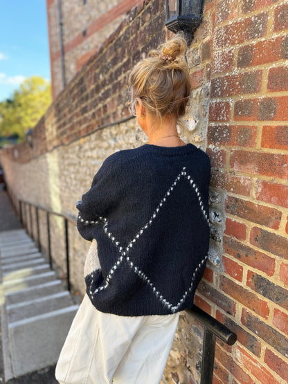 Harwood Navy Knit
