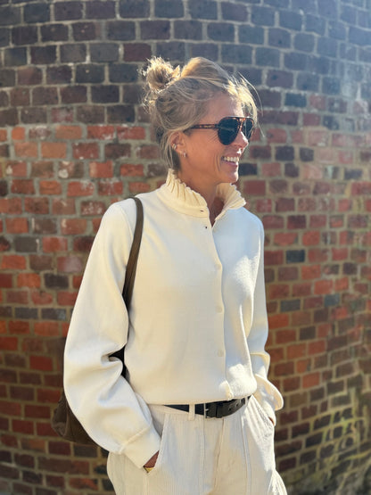 Quince Ecru Cardigan