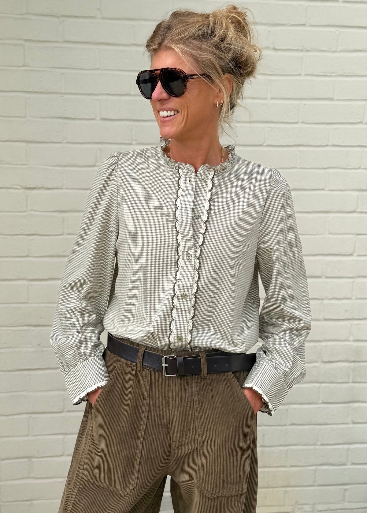 Hampden Khaki Blouse