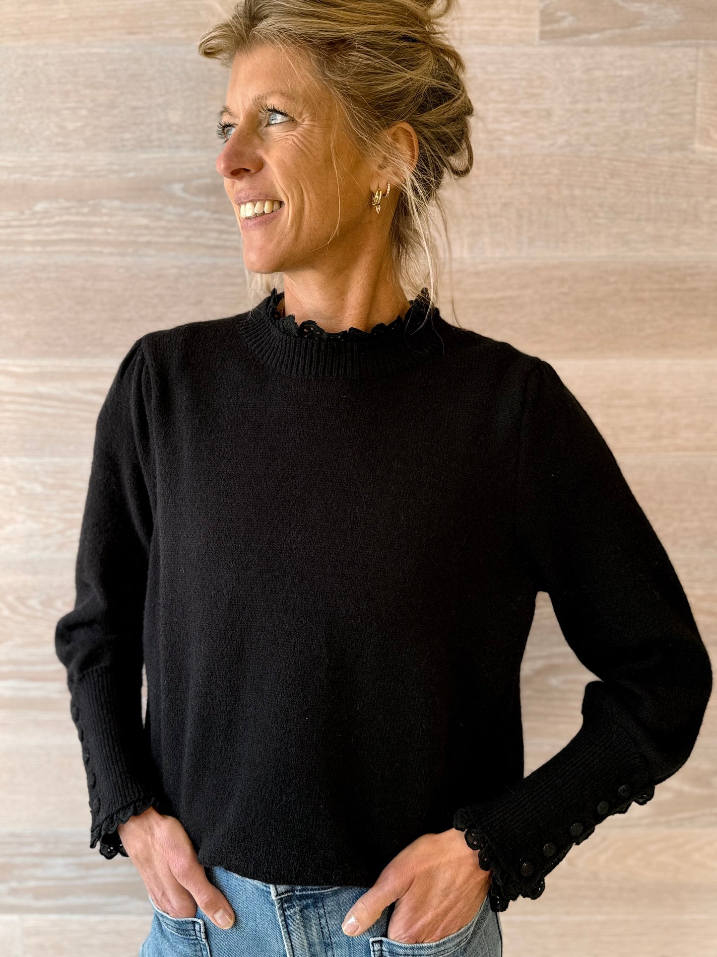 Crawford Black Jumper