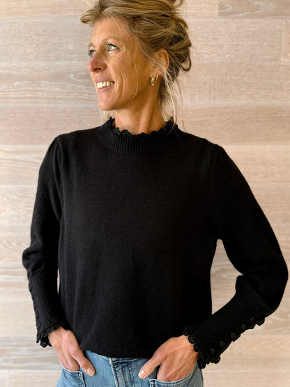 Crawford Black Jumper