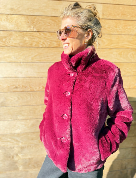 Barbican Burgundy Jacket