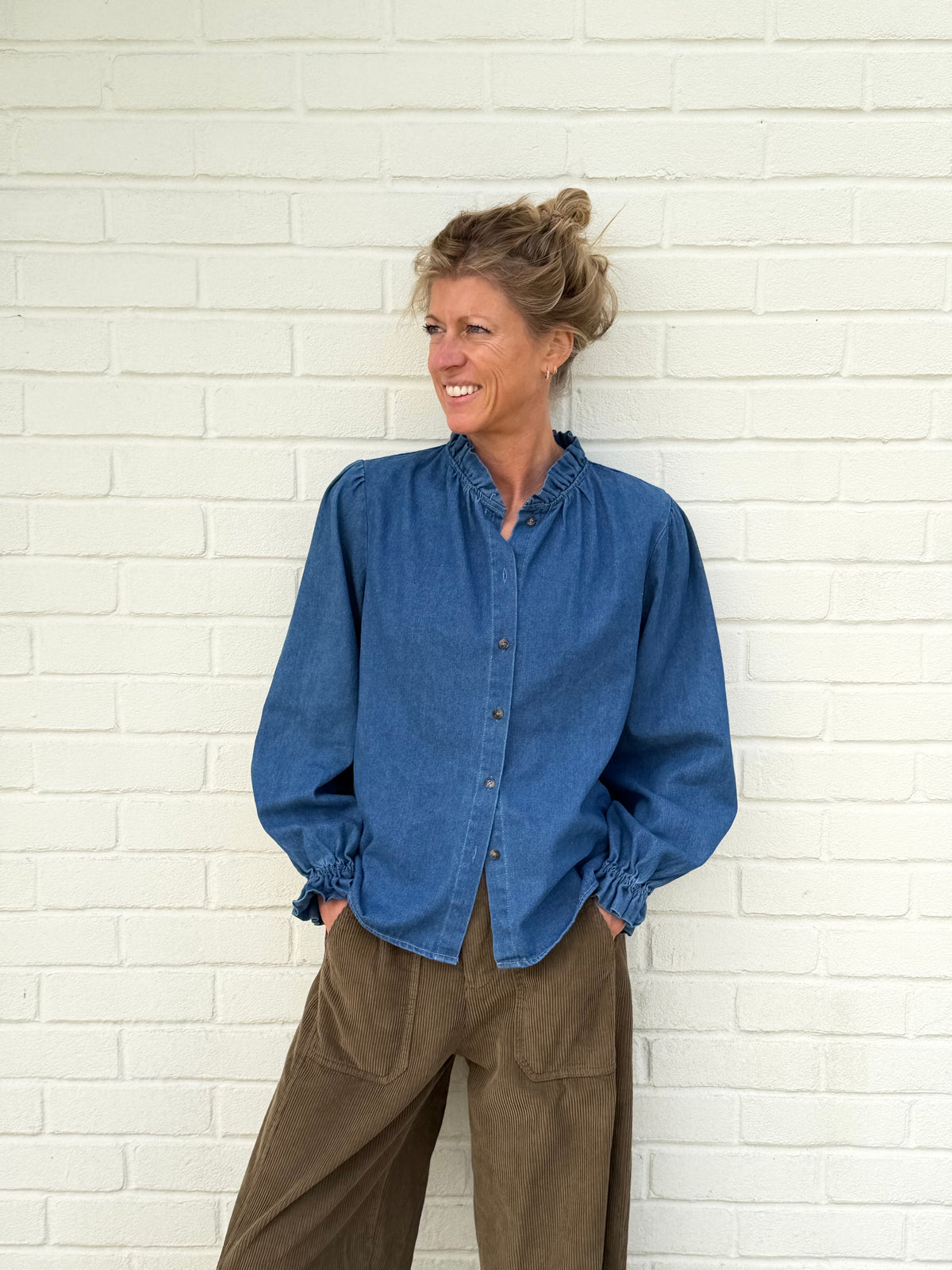 Brenley Denim Blouse