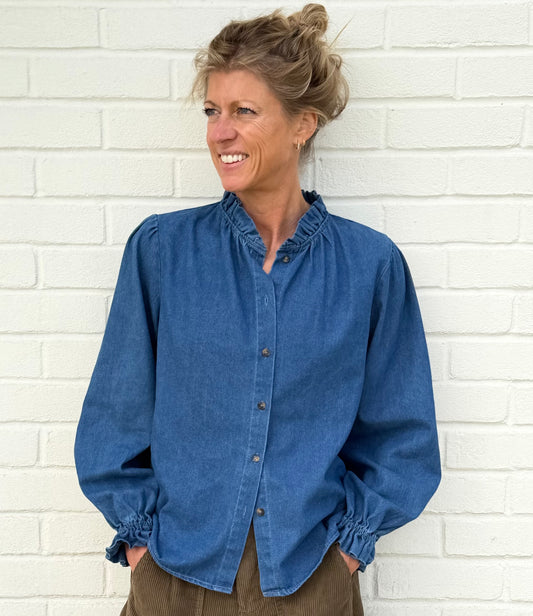Brenley Denim Blouse