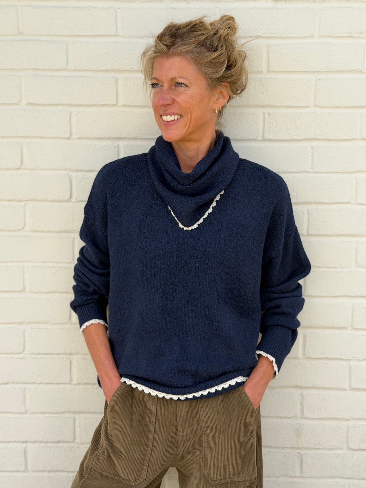 Foundry Navy Knit