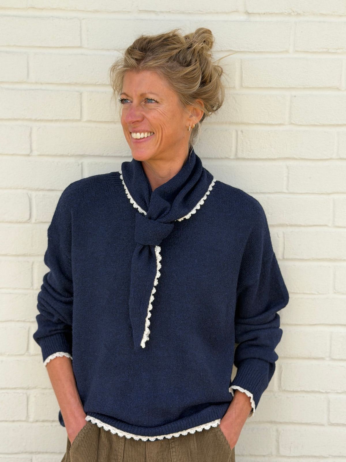 Foundry Navy Knit